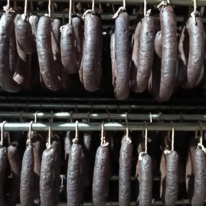 Morcilla de cebolla ahumada